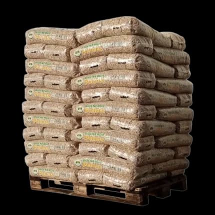 Bioenergie-Pellets – Palette mit 66 Säcken à 15 kg