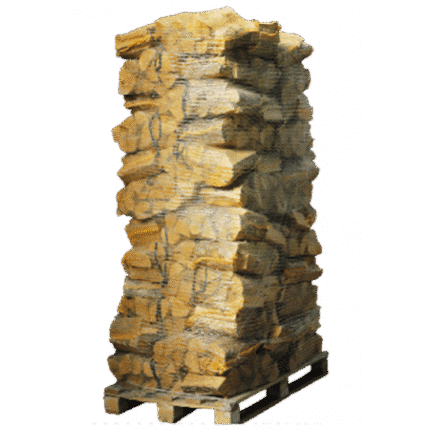 88 Säcke Gespaltenes und Kammertrockenes Birkenbrennholz, 25 cm